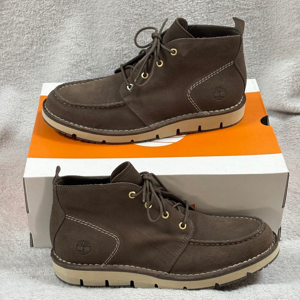 Timberland Westmore Mid Lace Chukka Boot Canteen Olive Brown Suede Mens 11